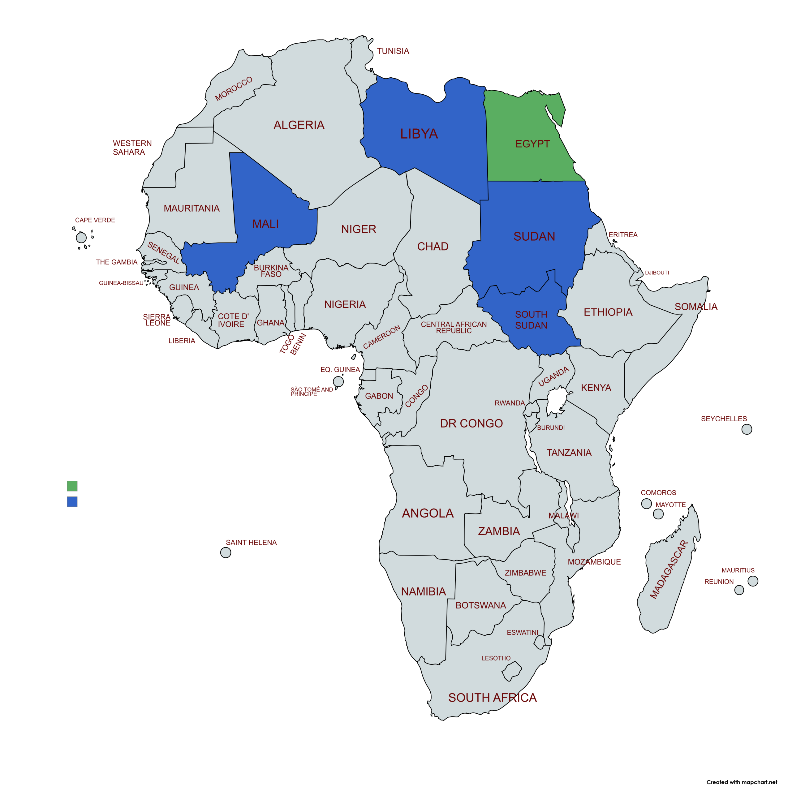 TSBD African Footprint Map